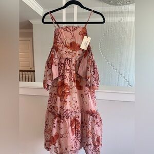 Joyfolie Floral Off-Shoulder Dress